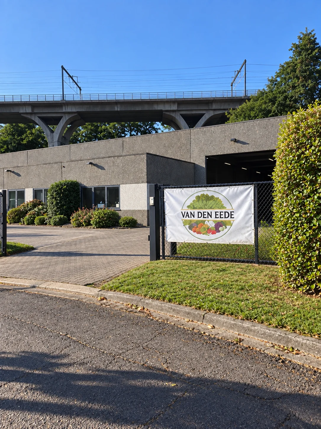 Van Den Eede sign outside the building